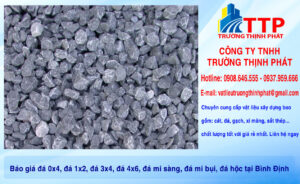 Báo giá đá 0x4, đá 1x2, đá 3x4, đá 4x6, đá mi sàng, đá mi bụi, đá hộc tại Bình Định