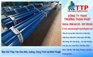 Báo Giá Thép Tôn Cho Nhà, Xưởng, Công Trình tại Ninh Thuận