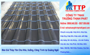 Báo Giá Thép Tôn Cho Nhà, Xưởng, Công Trình tại Quảng Ngãi