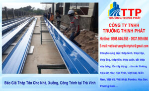 Báo Giá Thép Tôn Cho Nhà, Xưởng, Công Trình tại Trà Vinh