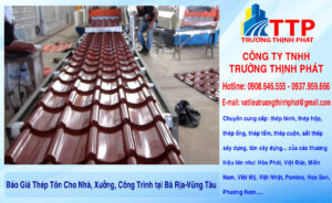 Báo Giá Thép Tôn Cho Nhà, Xưởng, Công Trình tại Bà Rịa-Vũng Tàu