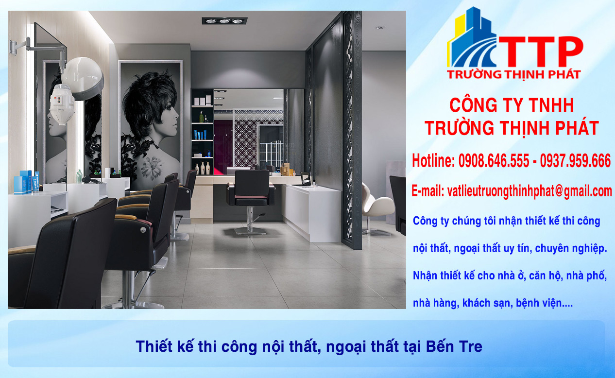 Thiết kế thi công nội thất, ngoại thất tại Bến Tre