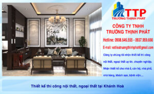 Thiết kế thi công nội thất, ngoại thất tại Khánh Hoà