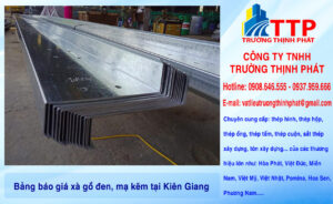 Bảng báo giá xà gồ đen, mạ kẽm tại Kiên Giang
