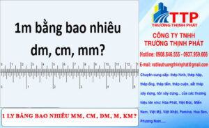 1 ly bằng bao nhiêu mm, cm, dm, m, km?