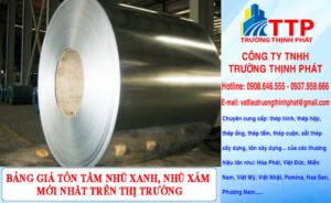 Bảng Giá Tôn Tấm Nhũ Xanh, Nhũ Xám Mới Nhất Trên Thị Trường