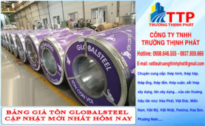 Giá tôn Globalsteel, Báo giá tôn con voi Globalsteel mới nhất