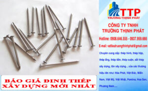 Báo giá đinh thép xây dựng mới nhất