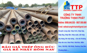Báo giá thép ống đúc giá rẻ nhất trên thị trường