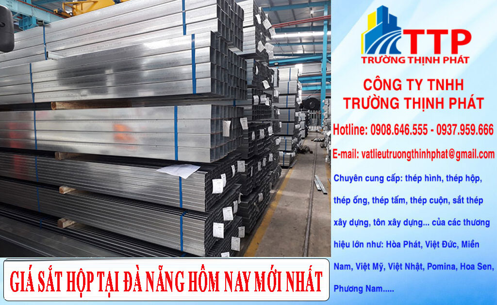 Giá sắt hộp tại Đà Nẵng hôm nay mới nhất