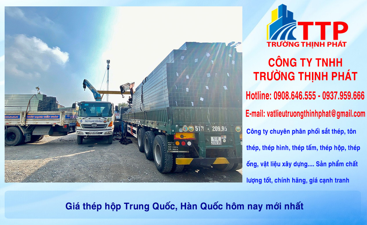 Báo Giá Sắt Thép ống Hộp Hàn Quốc Chính Hãng | Chiết Khấu 8%