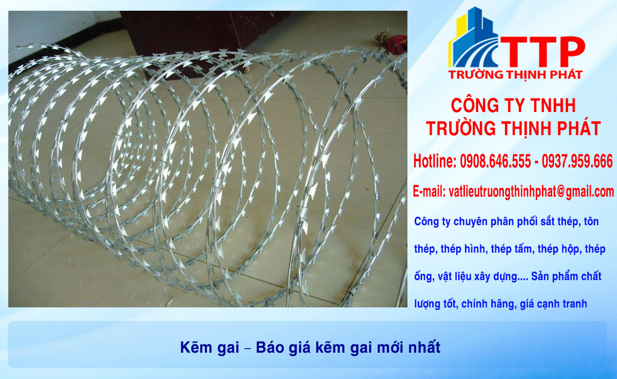 Báo giá kẽm gai mới nhất