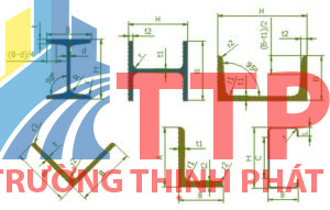 Kích cỡ thép hình U, I, H, V, L của sắt thép Á Châu