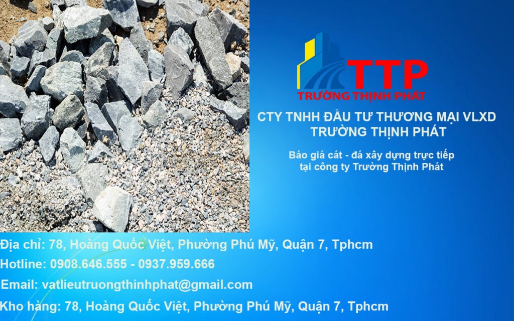 Giá cát đá xây dựng năm 2023 tại Kiên Giang