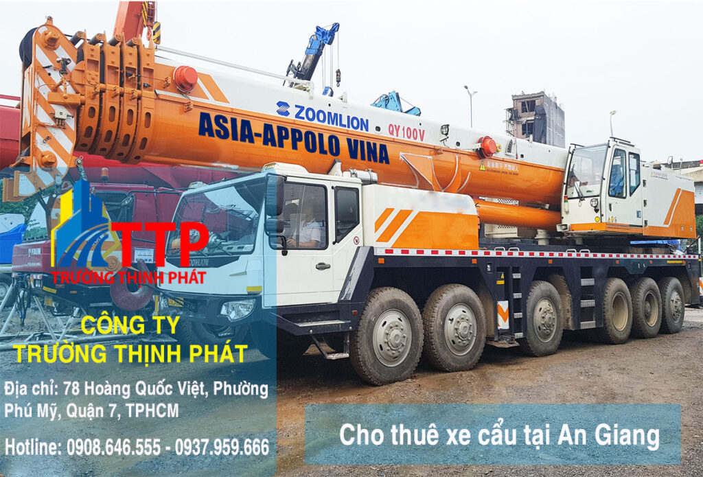Cho thuê xe cẩu tại An Giang