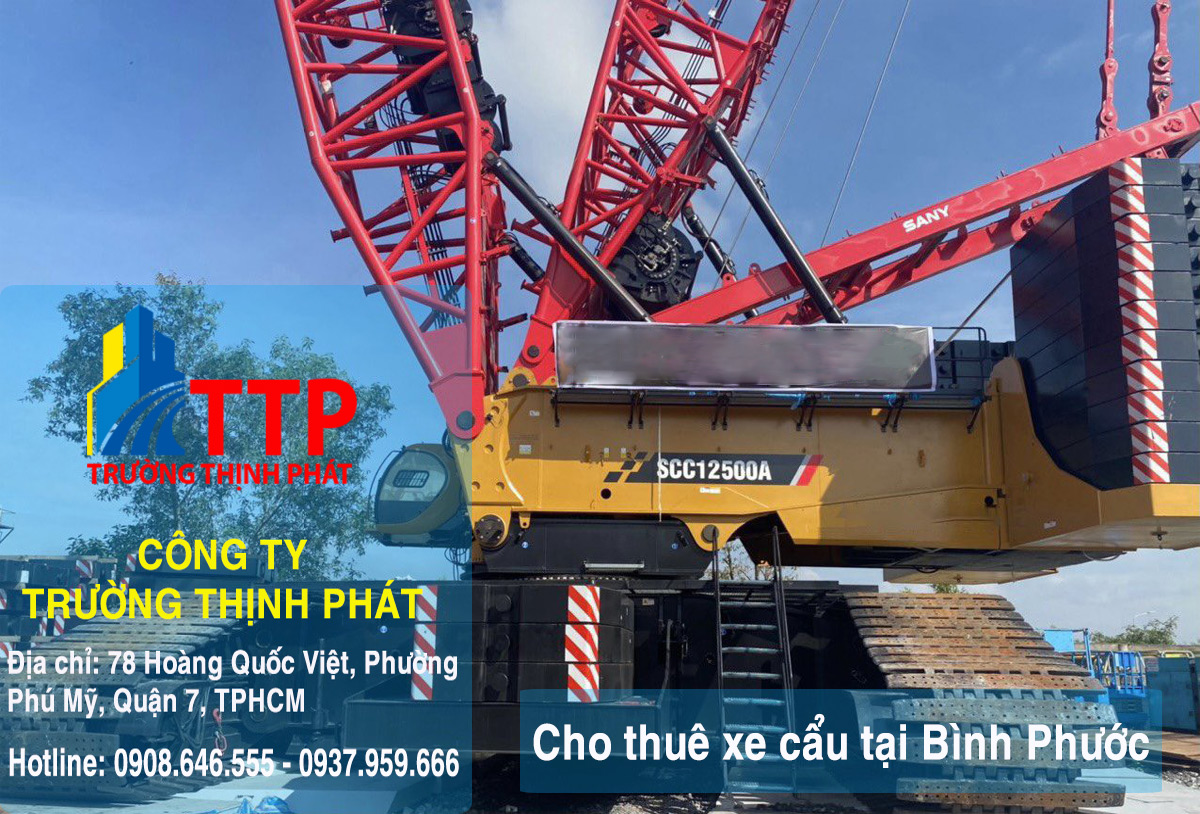 Cho thuê xe cẩu tại Bình Phước