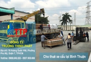 Cho thuê xe cẩu tại Bình Thuận