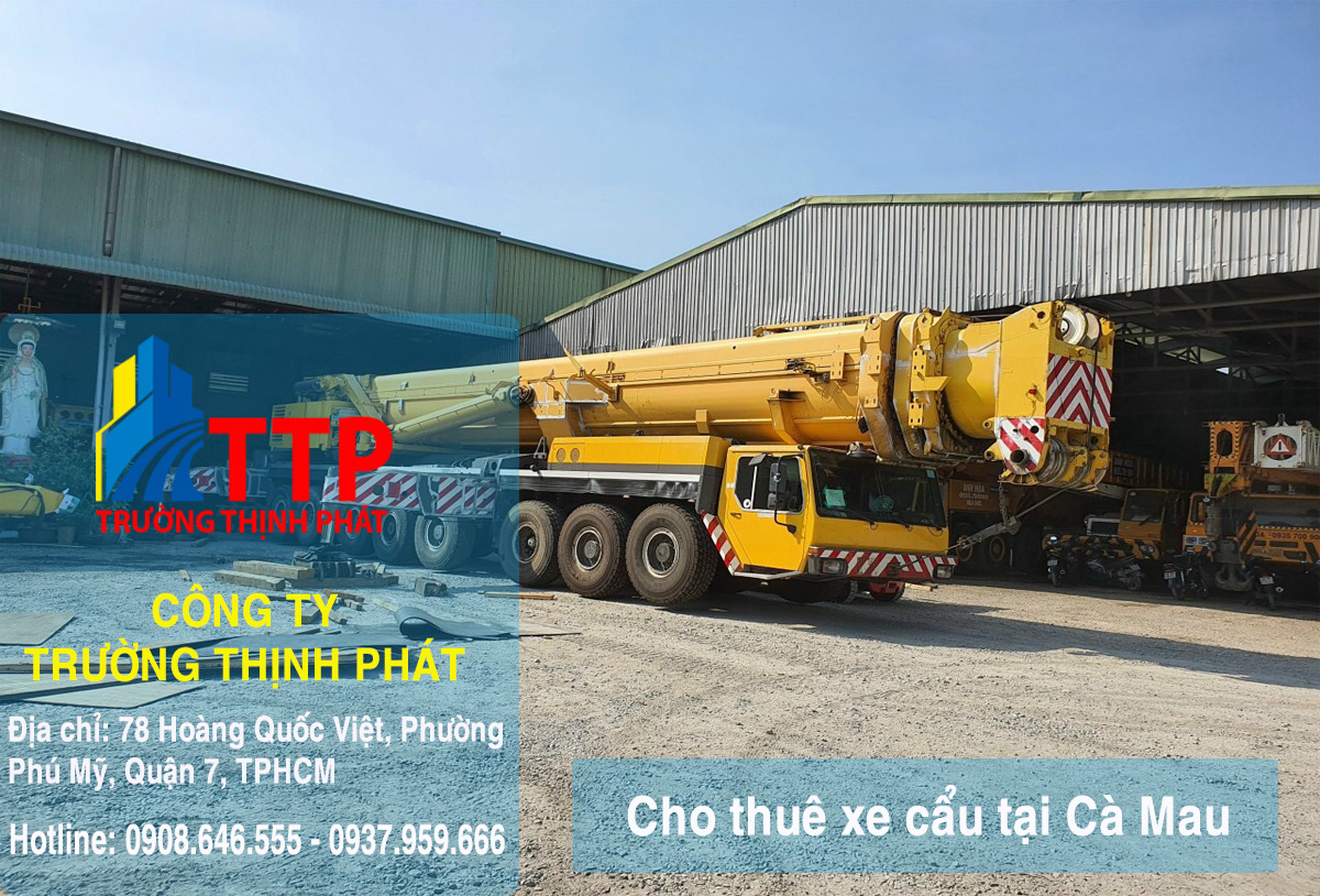 Cho thuê xe cẩu tại Cà Mau
