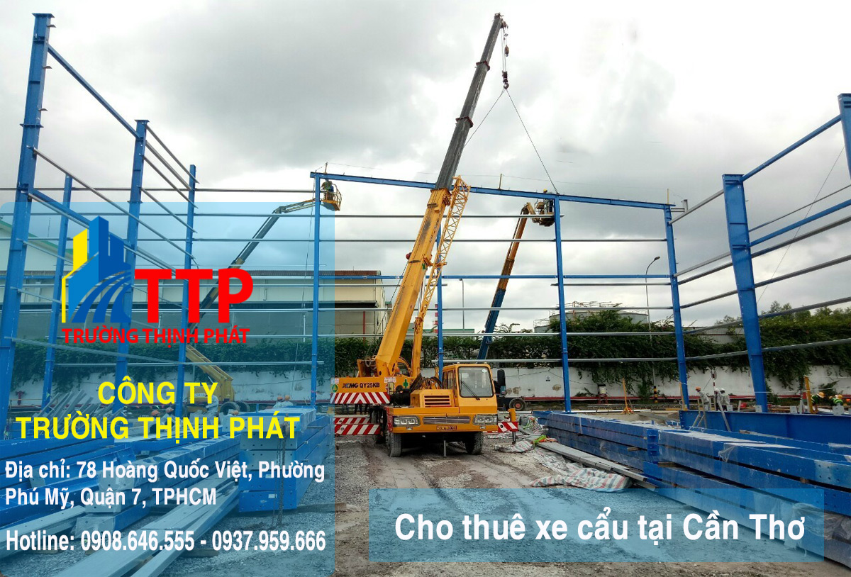 Cho thuê xe cẩu tại Cần Thơ