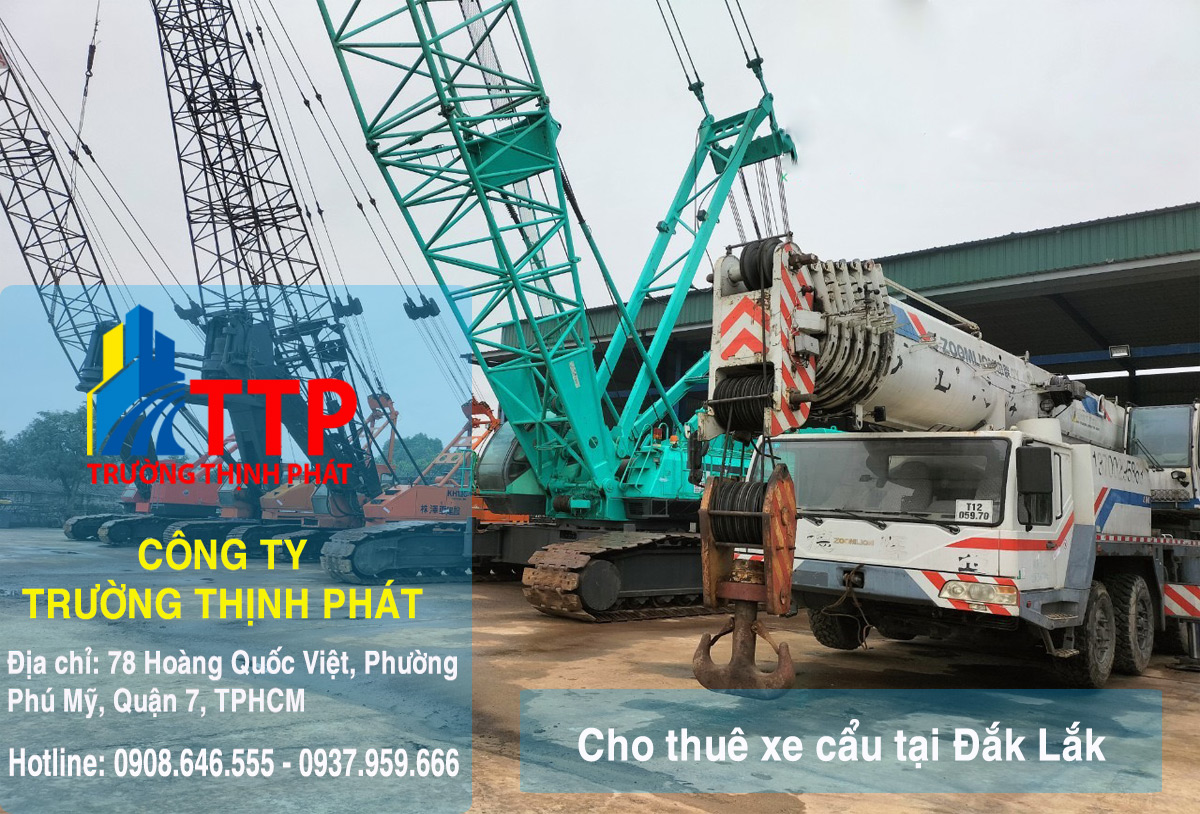 Cho thuê xe cẩu tại Đắk Lắk