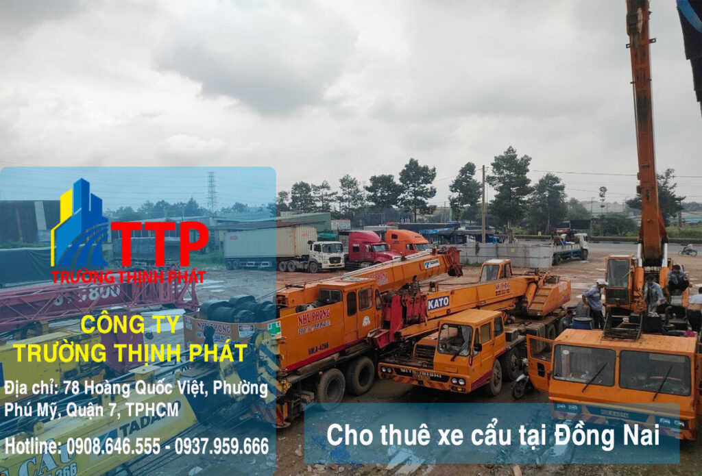 Cho thuê xe cẩu tại Đồng Nai