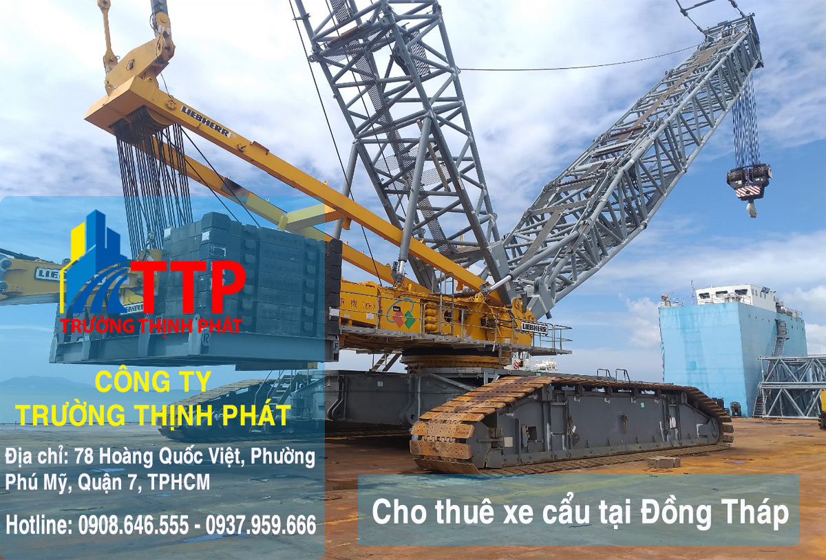 Cho thuê xe cẩu tại Đồng Tháp