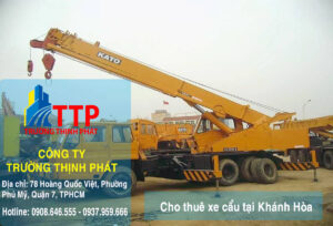 Cho thuê xe cẩu tại Khánh Hòa