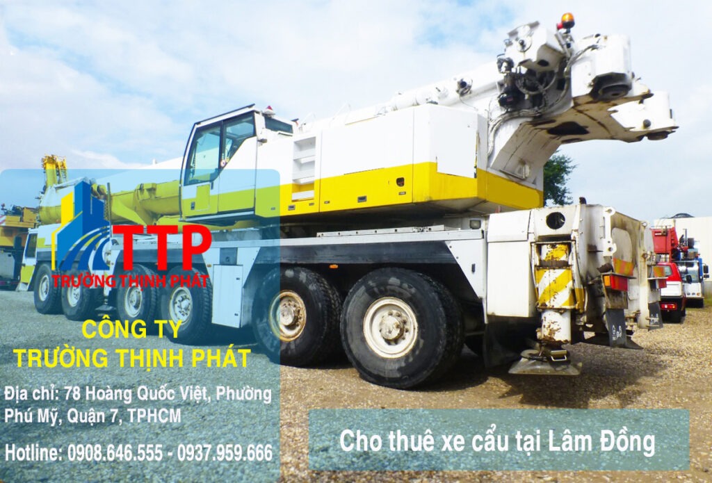 Cho thuê xe cẩu tại Lâm Đồng