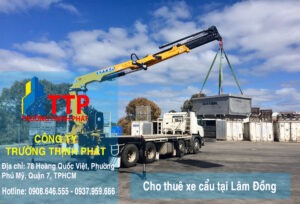 Cho thuê xe cẩu tại Lâm Đồng