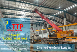 Cho thuê xe cẩu tại Long An