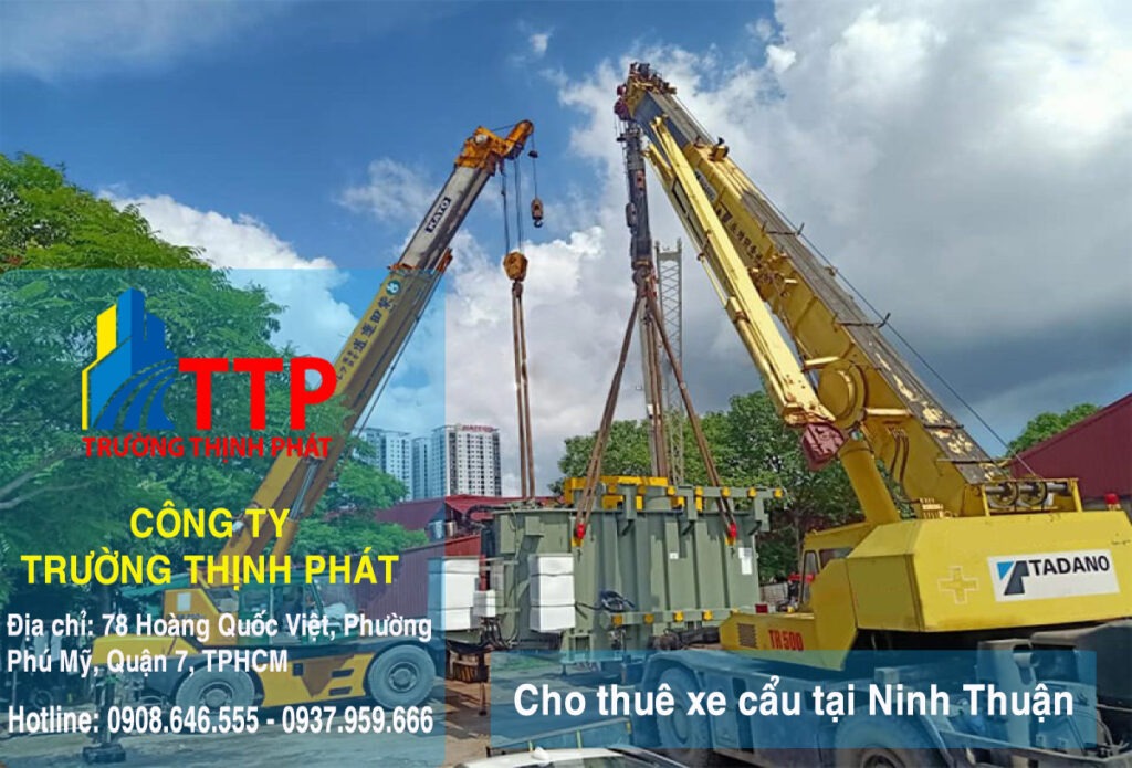 Cho thuê xe cẩu tại Ninh Thuận