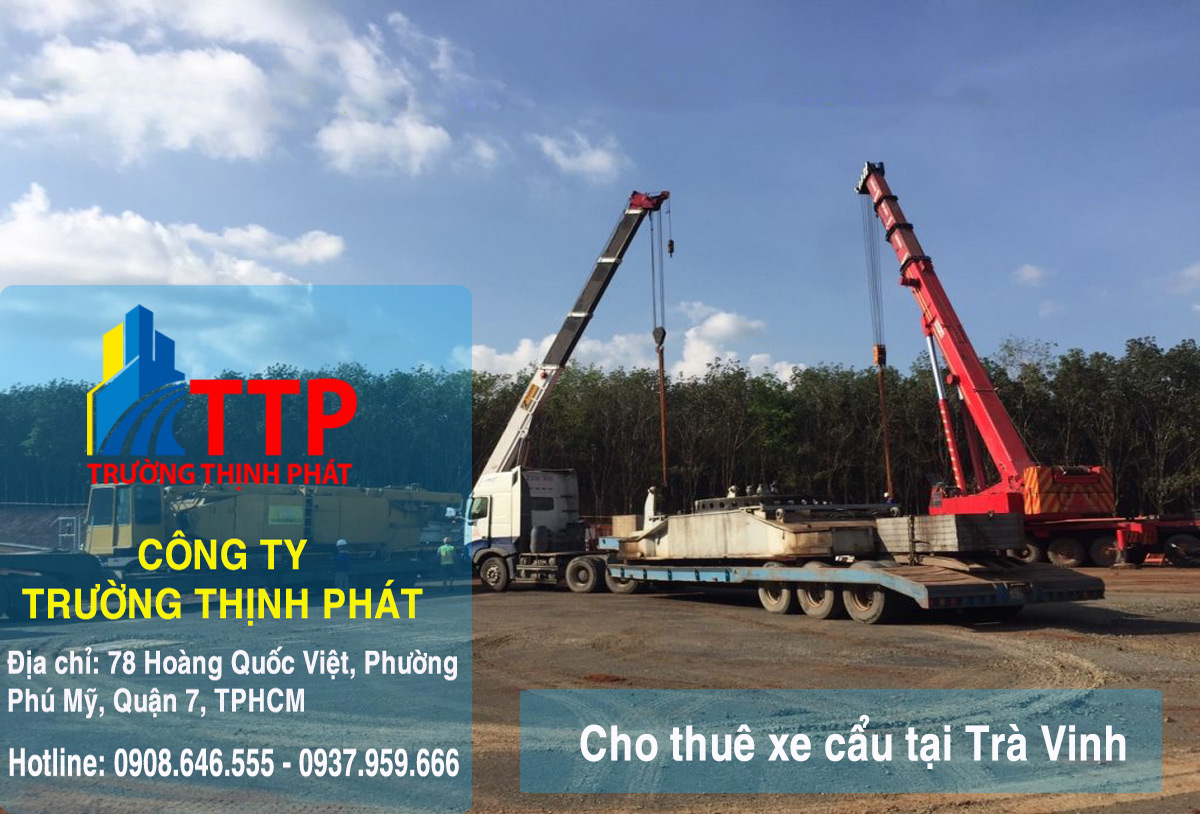 Cho thuê xe cẩu tại Trà Vinh