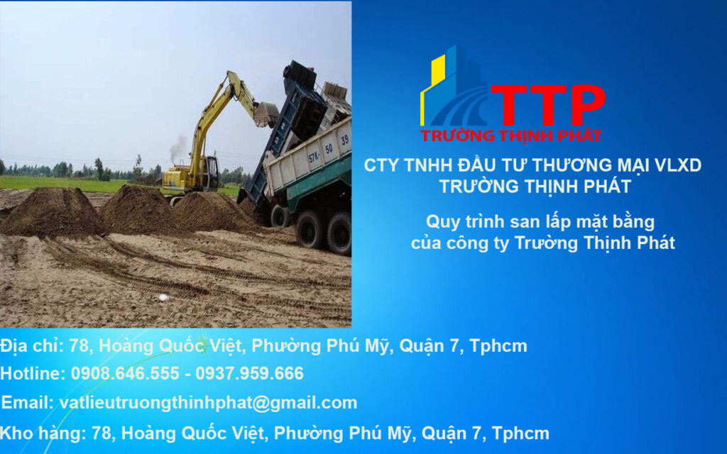 Công ty cung cấp dịch vụ san lấp mặt bằng tại Bình Định