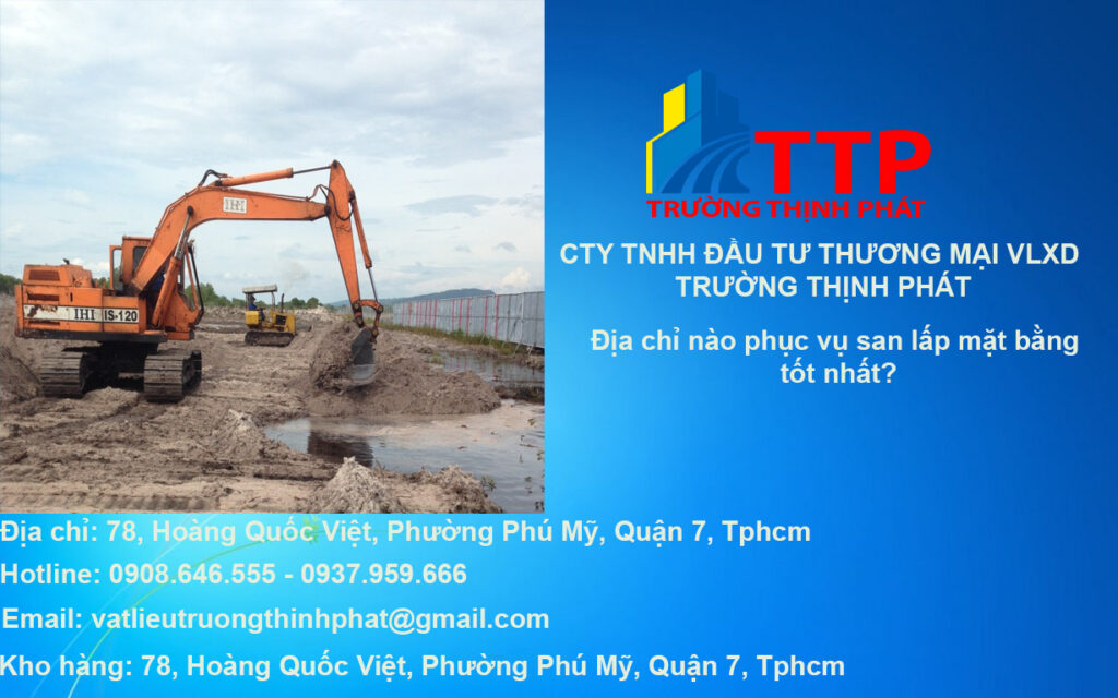 Công ty cung cấp dịch vụ san lấp mặt bằng tại Quảng Nam