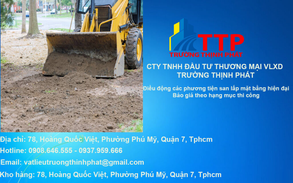 Công ty cung cấp dịch vụ san lấp mặt bằng tại Quận Phú Nhuận