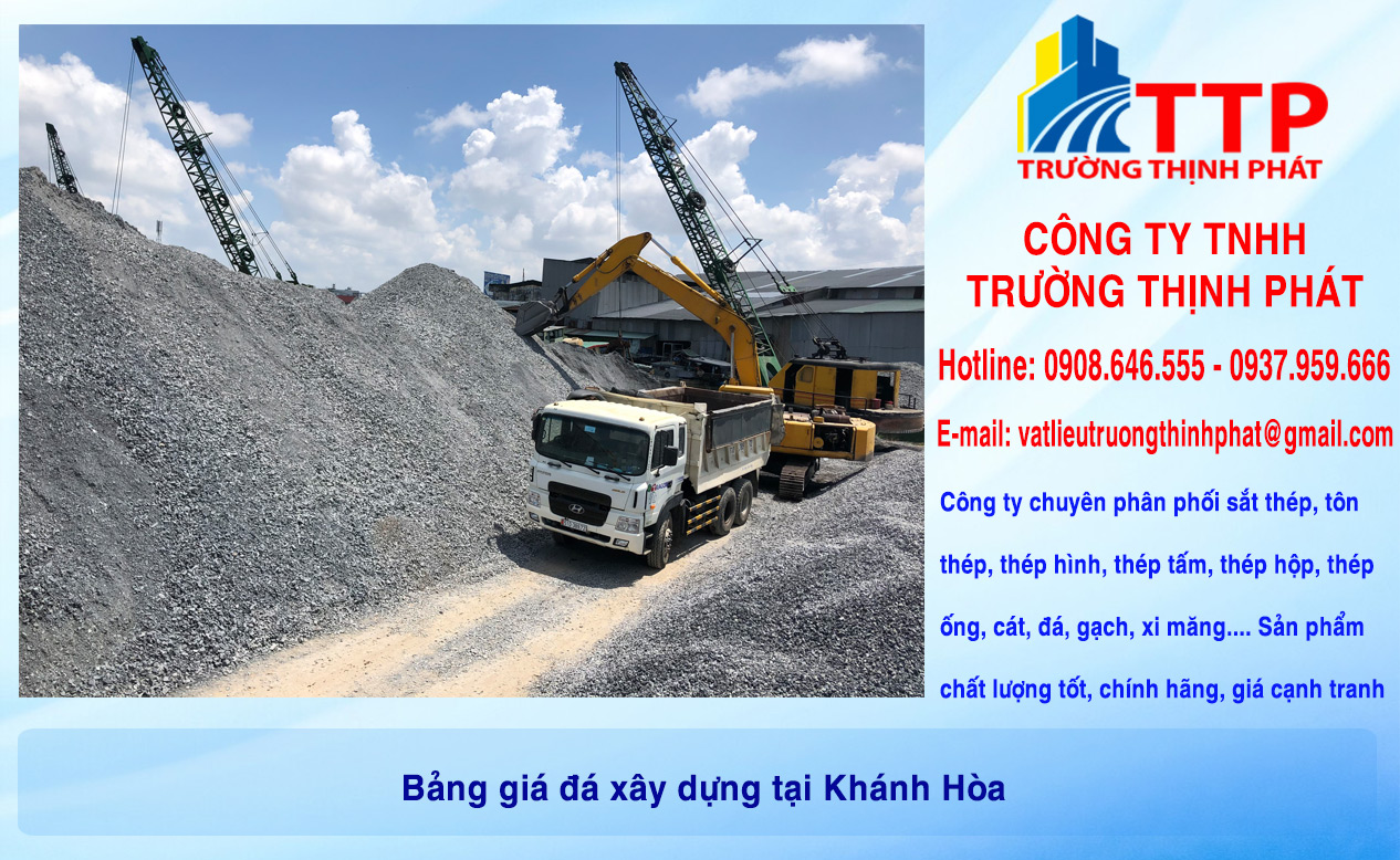 Bảng giá đá xây dựng tại Khánh Hòa
