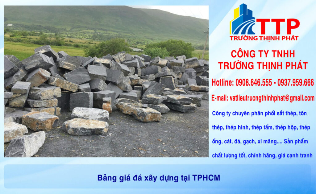 Bảng giá đá xây dựng tại TPHCM