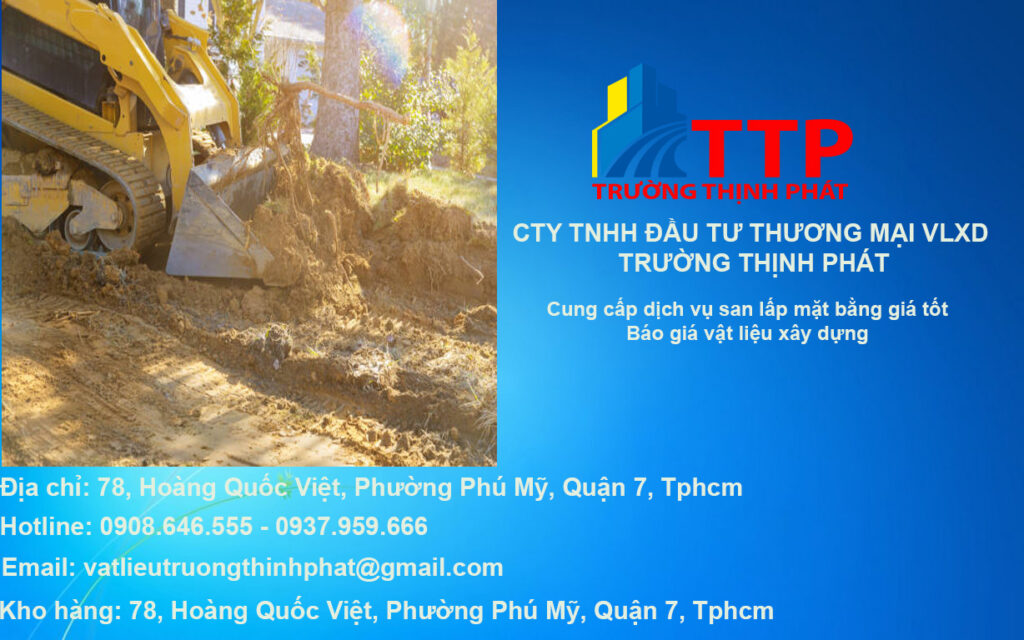 Công ty cung cấp dịch vụ san lấp mặt bằng tại Bình Thuận