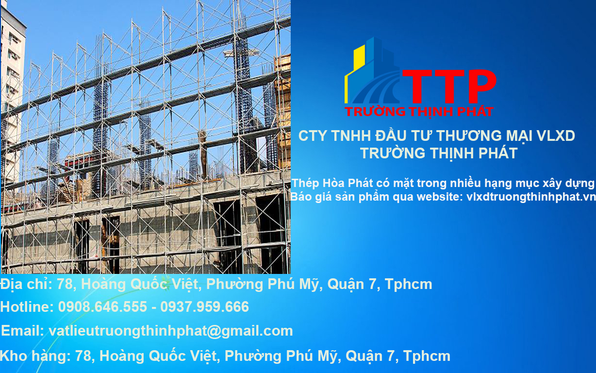 bang bao gia thep hoa phat tai cty ttp gia tot nhat